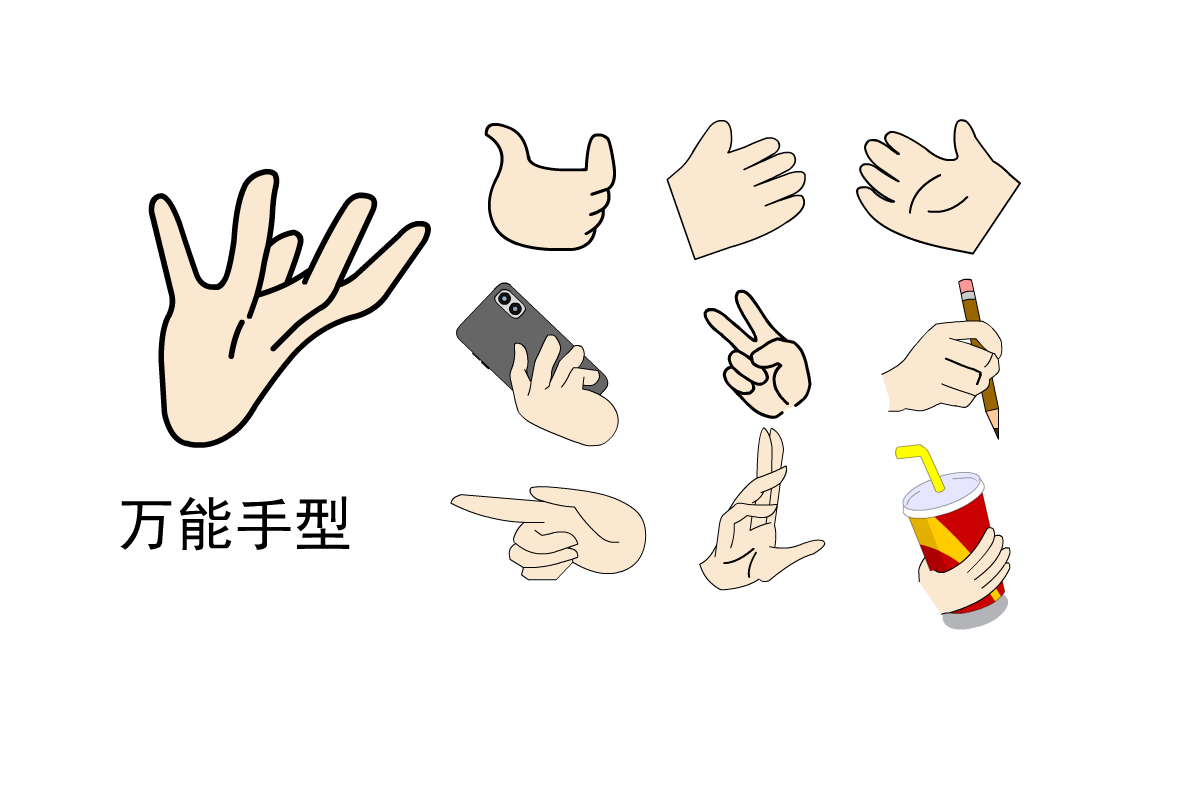 万能手型